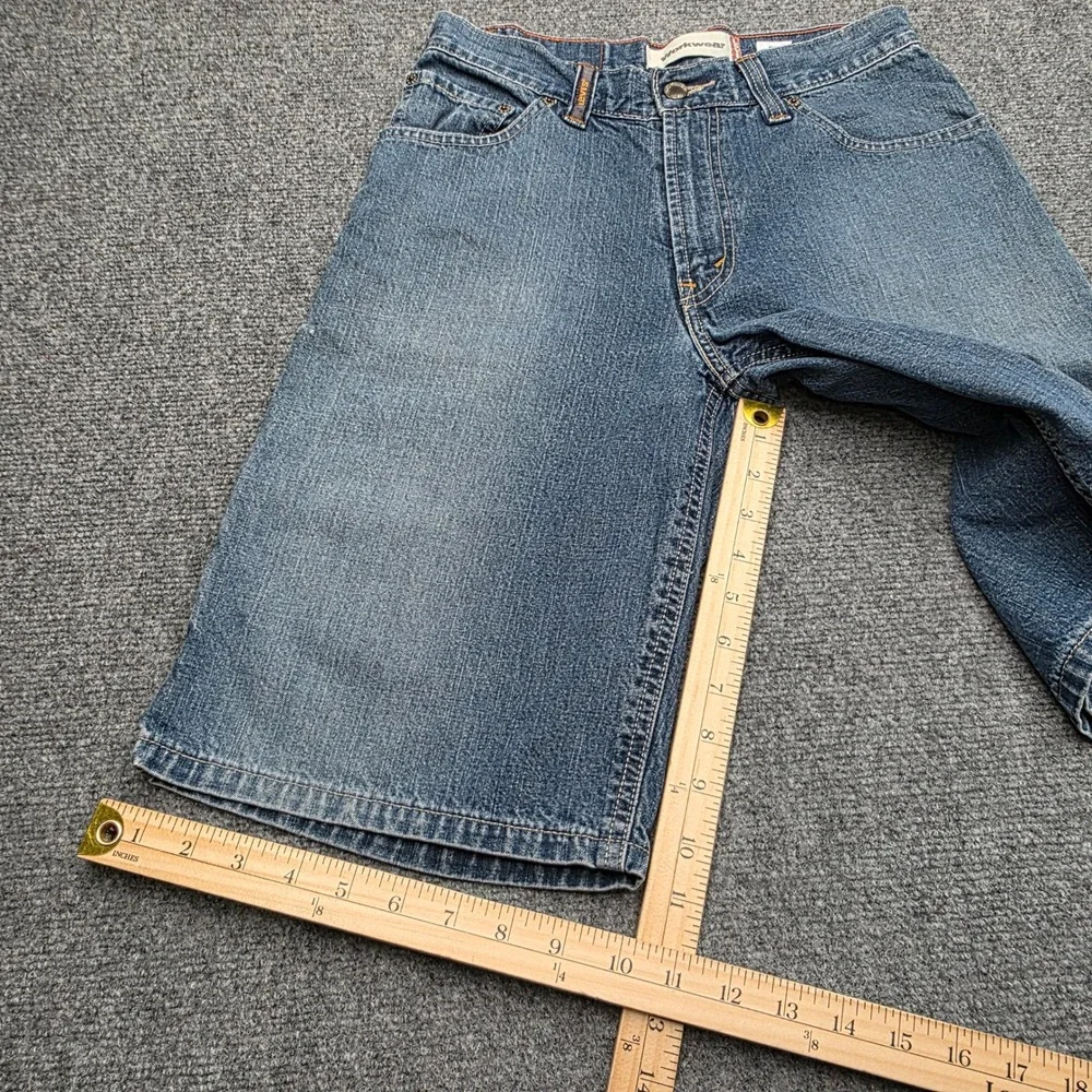 Levis Workwear Carpenter Denim Shorts Boys 14 Regular Blue Medium Wash Carpenter